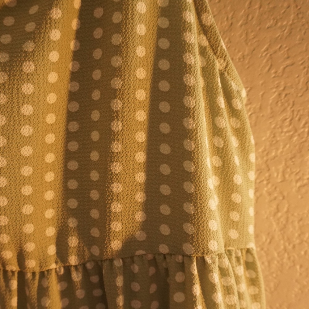 Mint polka dot, loose, flowy dress. Altar’d state, size (Medium). Never worn.